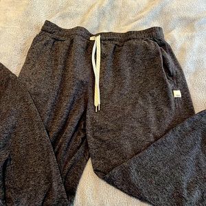 Vuori Cotton Sweatpants, Grey, Size Medium.  EUC